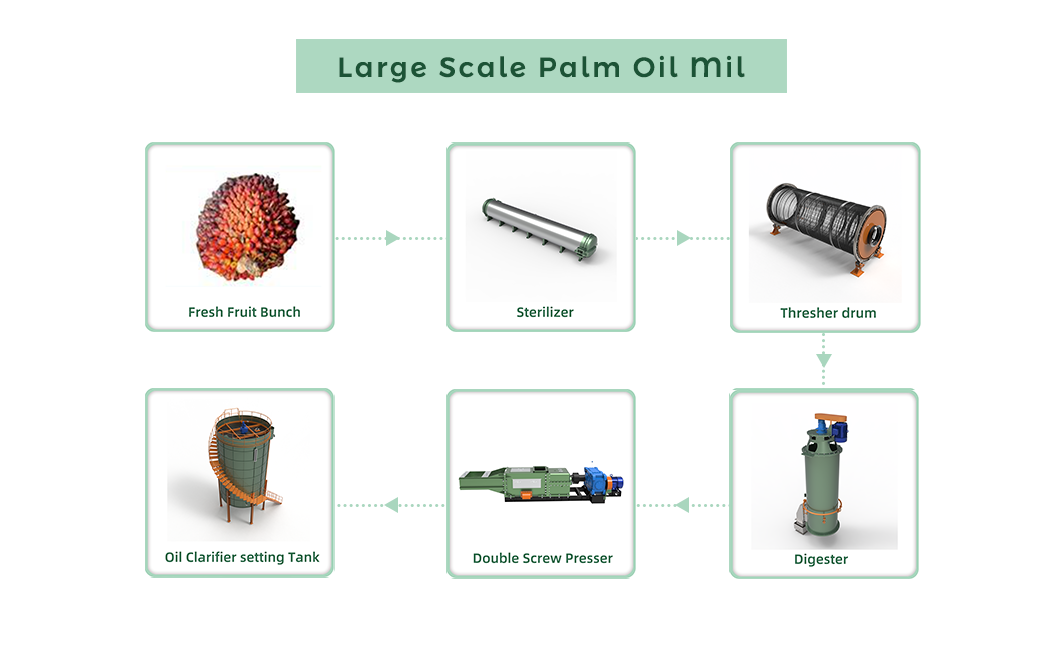 Large Scale Palm Oil Mill (30-100 TPH)